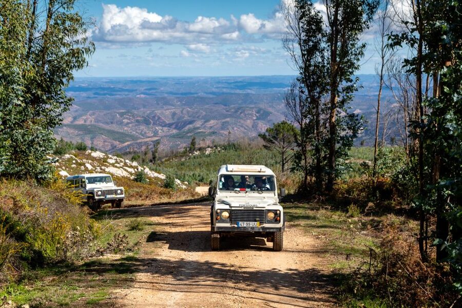 Algarve: Jeep Safari with Distillery Visit & Lunch - Pickup, convoy travel, and the shape of the day
