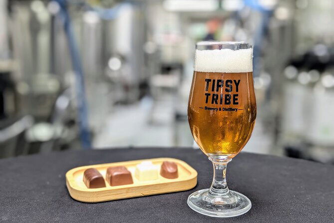 Beer & Chocolate Tasting in a Brewery-Distillery - A beer-and-chocolate tasting with a Brussels address