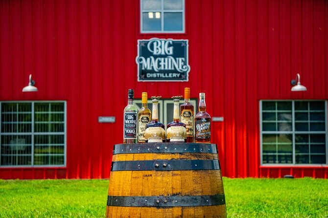Big Machine Distillery Guided Distillery Tour With Tastings - The Big Machine Spirit Flight