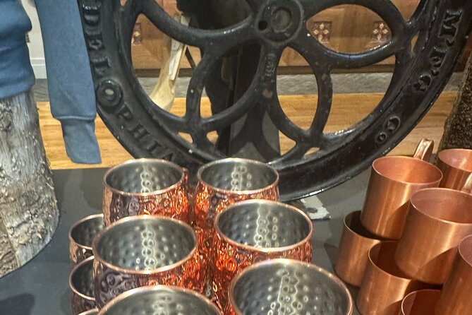 Bourbon Bites Tour. Hunter the Bourbon Edition.the Rare Bottles - Four Roses and Wild Turkey show two classic styles