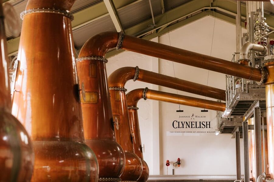 Brora: Clynelish Whisky Distillery Tour & Tasting - Inside the working distillery