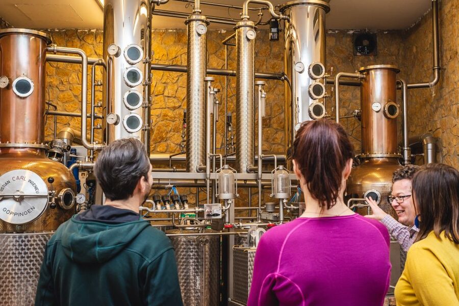 Budapest: Hungarian Whisky, Gin, and Pálinka Tasting - The 45-minute trip beyond Budapest