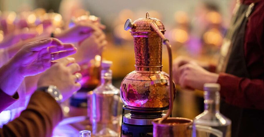 City of Aberdeen Distillery: Gin School Experience - Juniper first, then your own flavour choices