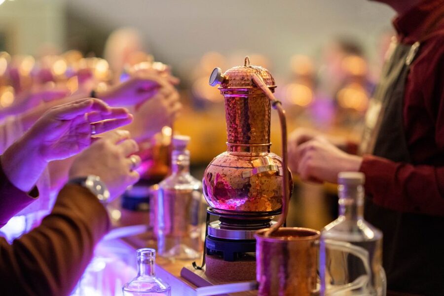 City of Aberdeen Distillery: Gin School Experience - The first taste: a double G&T and Aberdeen gin