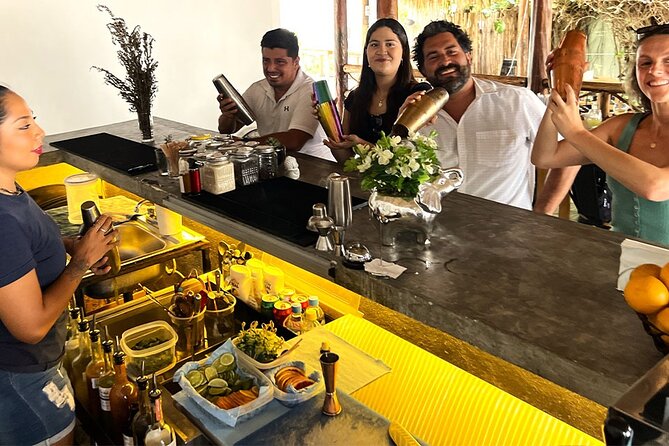 Cozumel Mixology Experience at Distillery - Tacos, guacamole, and lion fish
