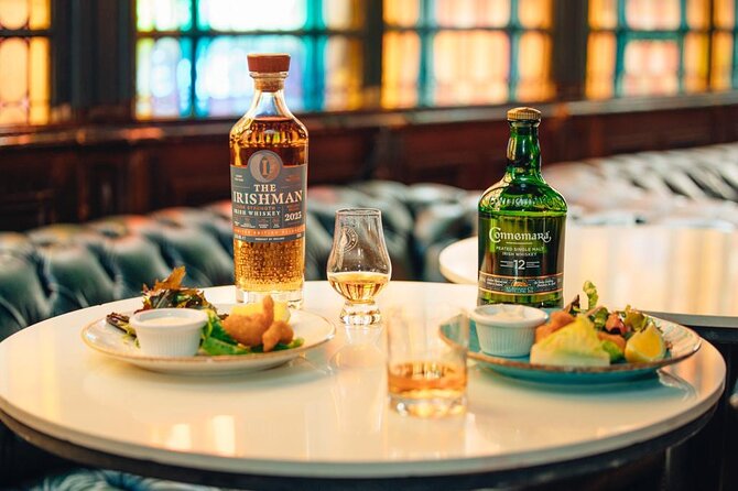 Dublin 6 Whiskey Tasting & 3 Food Pairing Walking Tour with Local - What you taste, and how the whiskey lesson works