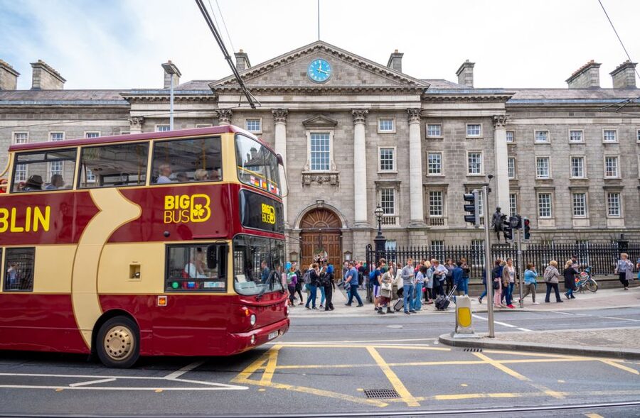 Dublin: Jameson Whiskey Distillery & Hop-on Hop-off Bus Tour - St. Stephen’s Green, Merrion Square, and the Georgian center