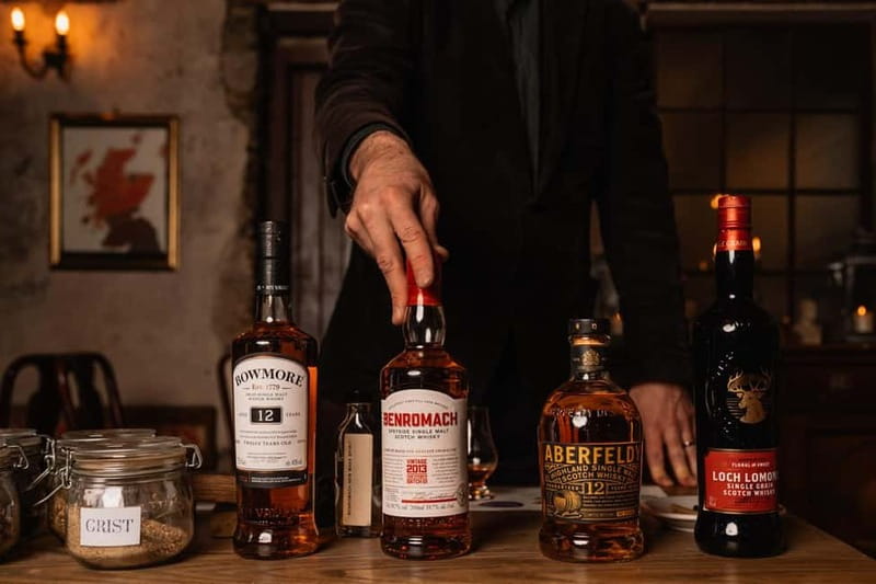 Edinburgh: Small-Group History of Whisky Tour with Tasting - What the tasting teaches you about four whisky regions