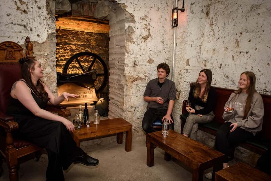 Edinburgh: Underground Vaults Tour with Whisky or Gin - A bank vault adds a second layer