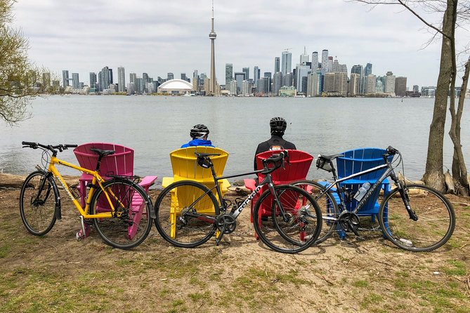 Guided Bicycle Tour - Toronto Waterfront, Island and Distillery - Starting among the old brick buildings of the Distillery District