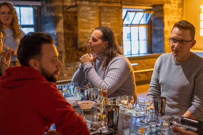 Holyrood Distillery Gin Tasting Experience - Tasting all four Height of Arrows expressions