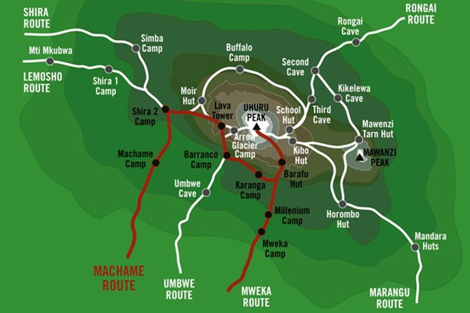 KILIMANJARO MACHAME ROUTE, (Climb 7days) "Whiskey" route - Day 6: The midnight climb to Uhuru Peak