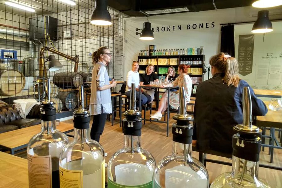 Ljubljana: Broken Bones Distillery Guided Tasting - Five samples, four styles of spirit