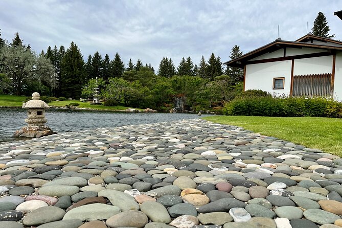 Nikka Yuko Admission (Adults & Children) - The paths, dry rock garden, and Henderson Lake