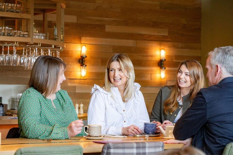 Northumberland: Ad Gefrin Anglo-Saxon Museum & Distillery - Eating at the bistro and relaxing outdoors