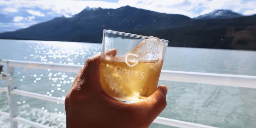 P. Natales: Balmaceda & Serrano Glaciers with Lunch & Whisky - Balmaceda Glacier from the water