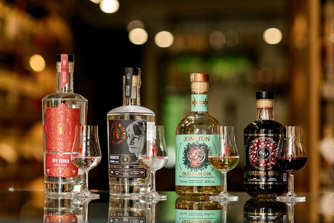 Polish Spirits tasting in Gdańsk Craft Distillery tawern - From grain to glass, without the jargon