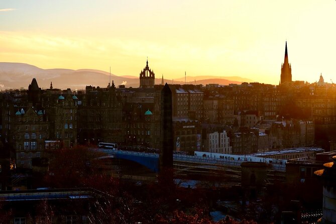 Private Food Tour of Edinburgh with Haggis, Scotch & More - Arthur’s Seat and Holyrood Park from the city
