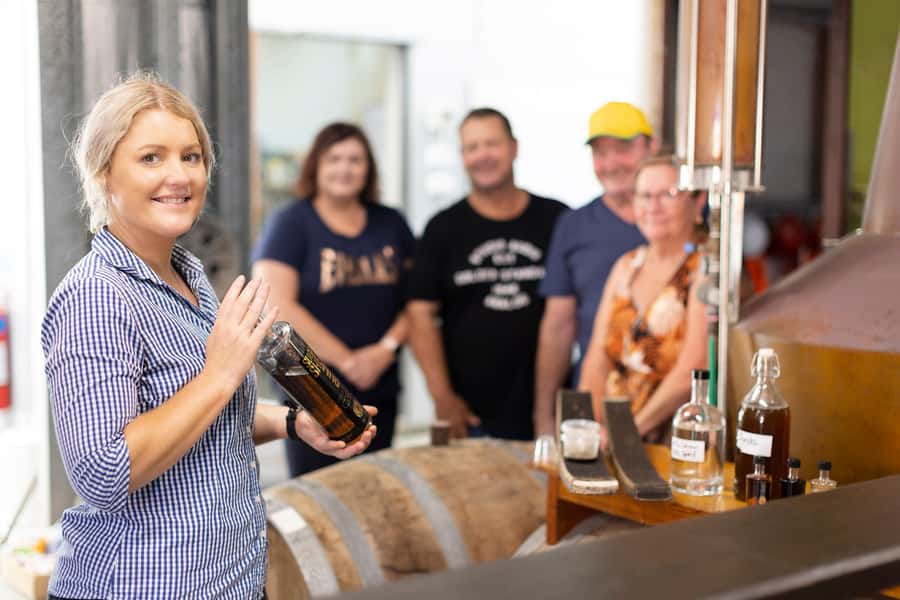 Sarina: Sugar Shed Distillery Tour with Tastings - The tasting table includes more than alcohol