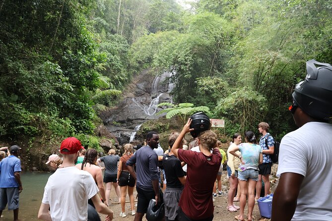 St Lucia ATV Tour : Waterfall, Plantation, Beach and Distillery - Meeting Farmer Peter in banana country