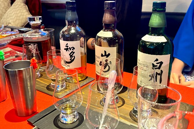 The 4 Best Japanese whiskies tasting/HIBIKI 21year, YAMAZAKI, etc - Roppongi 7557 and the Location Advantage