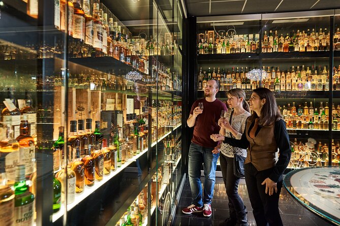 The Scotch Whisky Experience Guided Whisky Tour - An Introduction to Whisky - The bottle collection is the visual finale