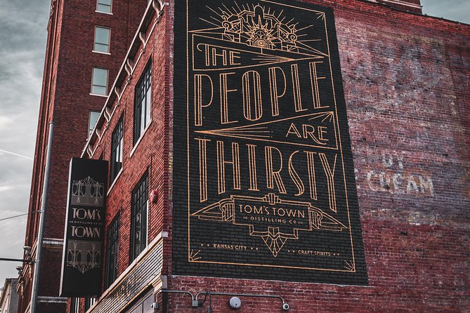 Tom's Town Distillery Tour and Tasting - The tasting: vodka, gin, and whiskey in the glass