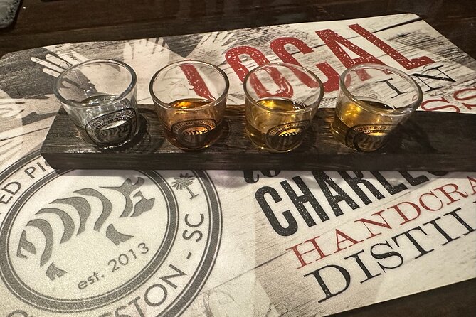 Tour and Tasting at Striped Pig Distillery - Comparing the spirits at the tasting
