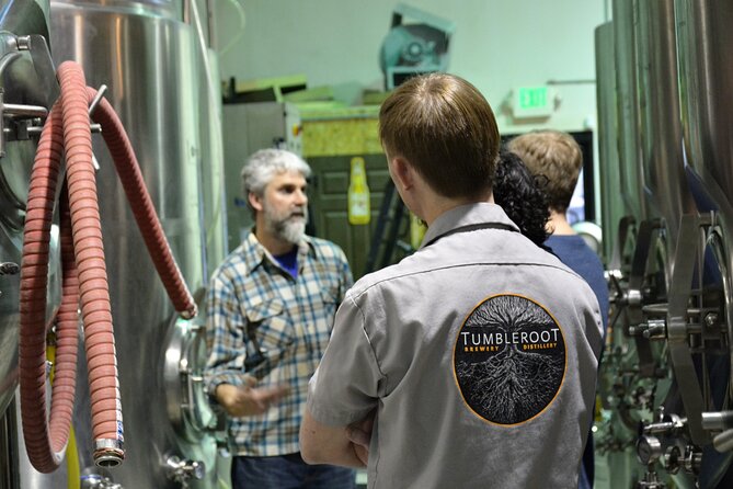 Tumbleroot Brewery and Distillery Tour and Tasting - Walking Through Tumbleroot’s Small Production Floor
